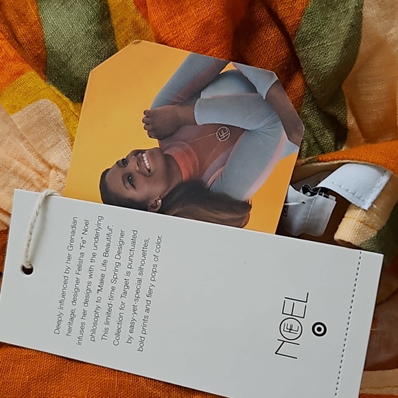 Fe Noel X Target Collaboration Linen Mini pleated Skirt NEW! - Picture 4 of 6